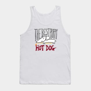 hot dog, the best puppy Tank Top